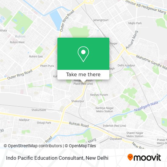 Indo Pacific Education Consultant map