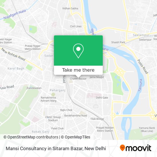 Mansi Consultancy in Sitaram Bazar map