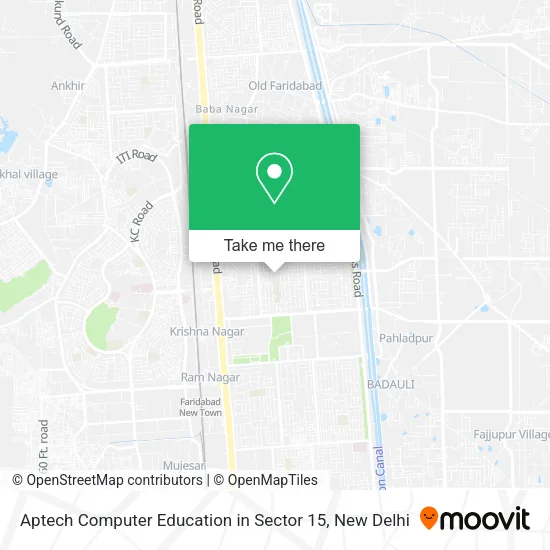Aptech Computer Education in Sector 15 map