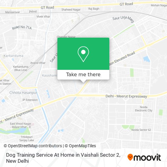 Dog Training Service At Home in Vaishali Sector 2 map