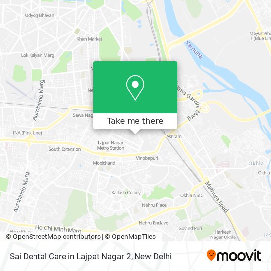 Sai Dental Care in Lajpat Nagar 2 map