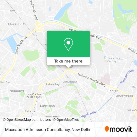 Maxnation Admission Consultancy map