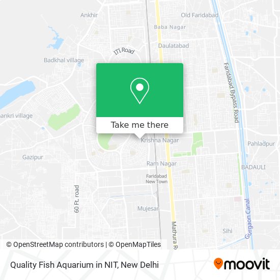 Quality Fish Aquarium in NIT map