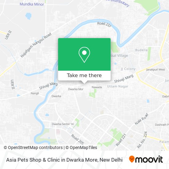 Asia Pets Shop & Clinic in Dwarka More map