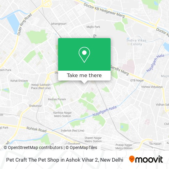 Pet Craft The Pet Shop in Ashok Vihar 2 map