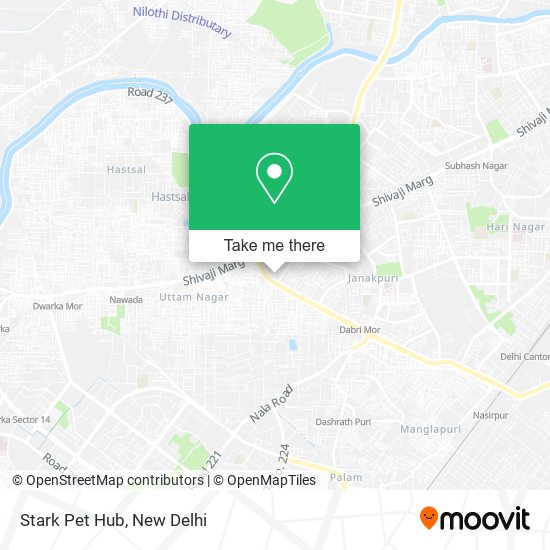 Stark Pet Hub map