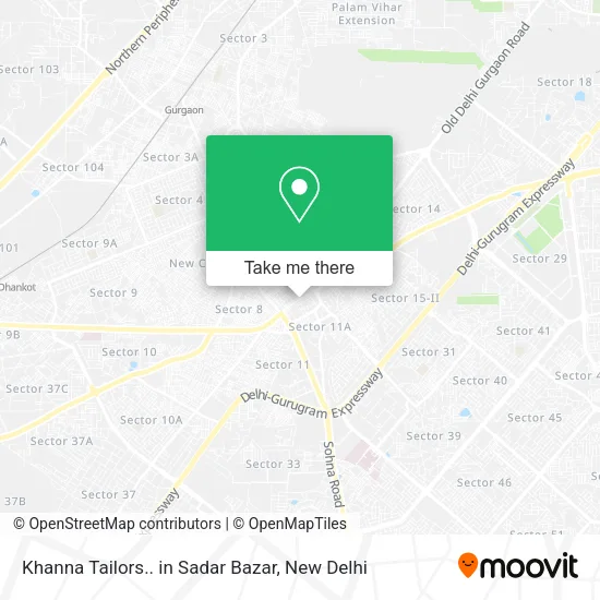 Khanna Tailors.. in Sadar Bazar map