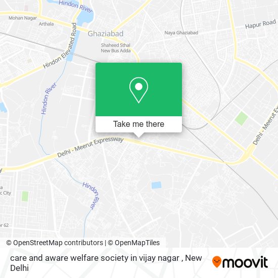 care and aware welfare society in vijay nagar map