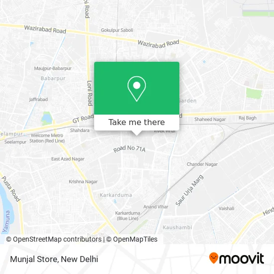 Munjal Store map