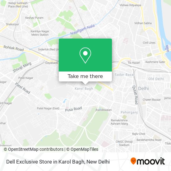 Dell Exclusive Store in Karol Bagh map