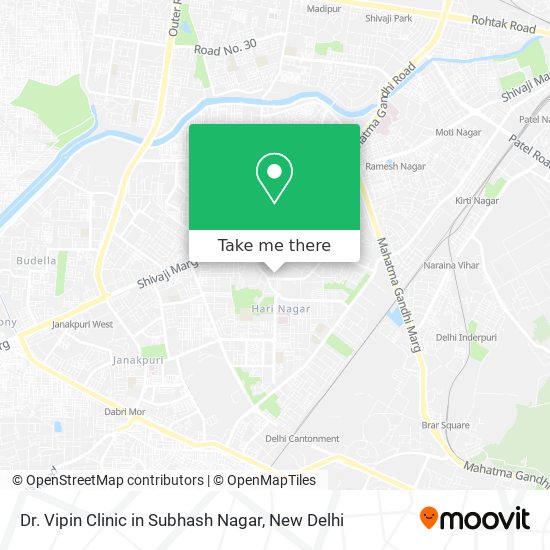 Dr. Vipin Clinic in Subhash Nagar map