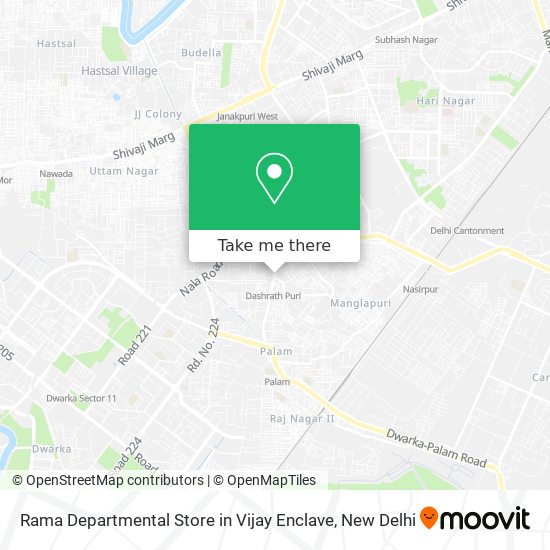 Rama Departmental Store in Vijay Enclave map