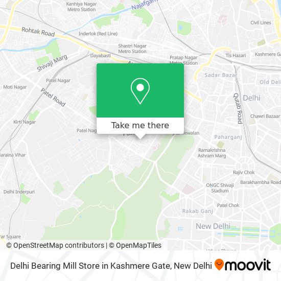 Delhi Bearing Mill Store in Kashmere Gate map