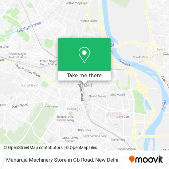 Maharaja Machinery Store in Gb Road map