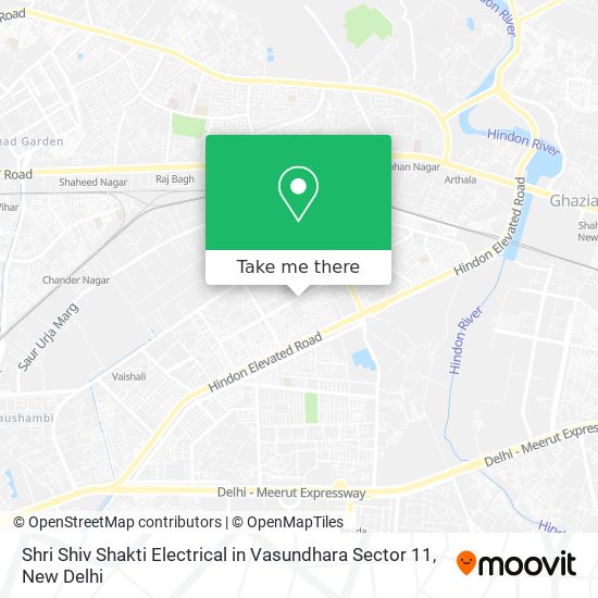 Shri Shiv Shakti Electrical in Vasundhara Sector 11 map