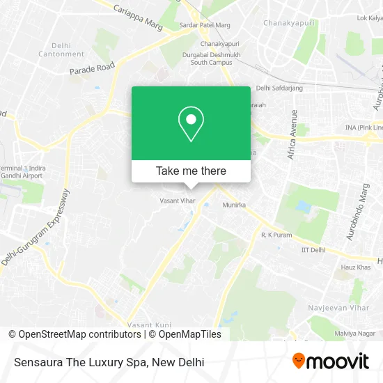 Sensaura The Luxury Spa map