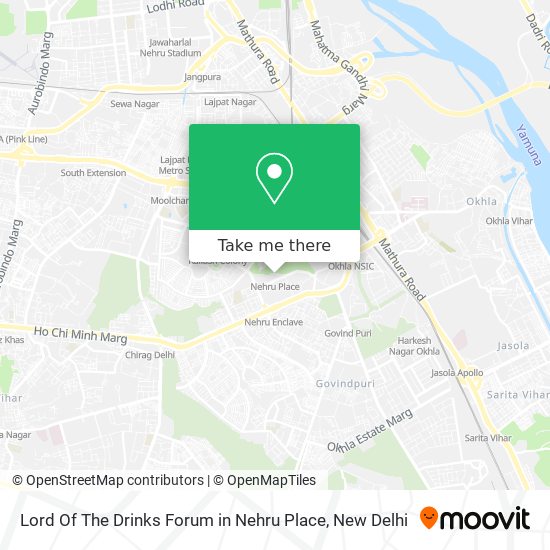 Lord Of The Drinks Forum in Nehru Place map