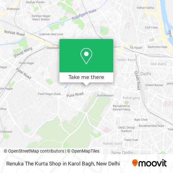 Renuka The Kurta Shop in Karol Bagh map