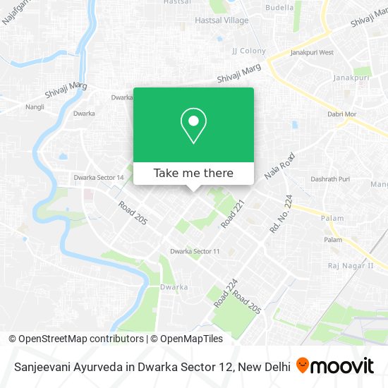Sanjeevani Ayurveda in Dwarka Sector 12 map