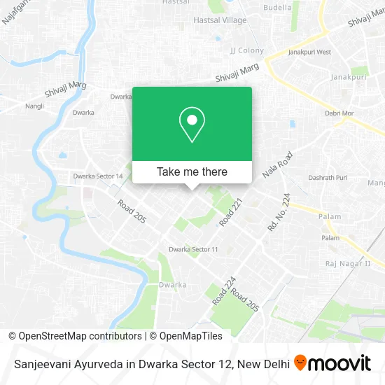 Sanjeevani Ayurveda in Dwarka Sector 12 map