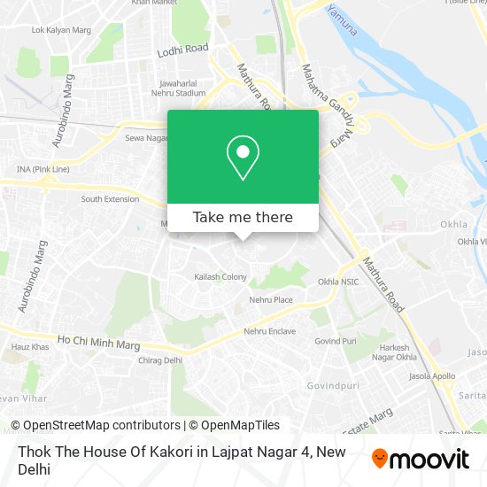 Thok The House Of Kakori in Lajpat Nagar 4 map