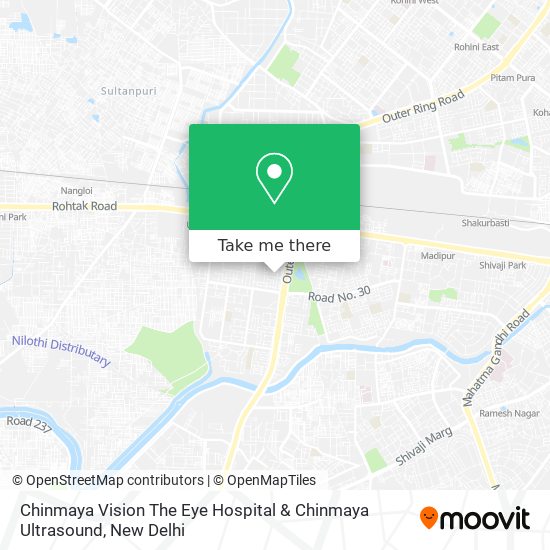 Chinmaya Vision The Eye Hospital & Chinmaya Ultrasound map