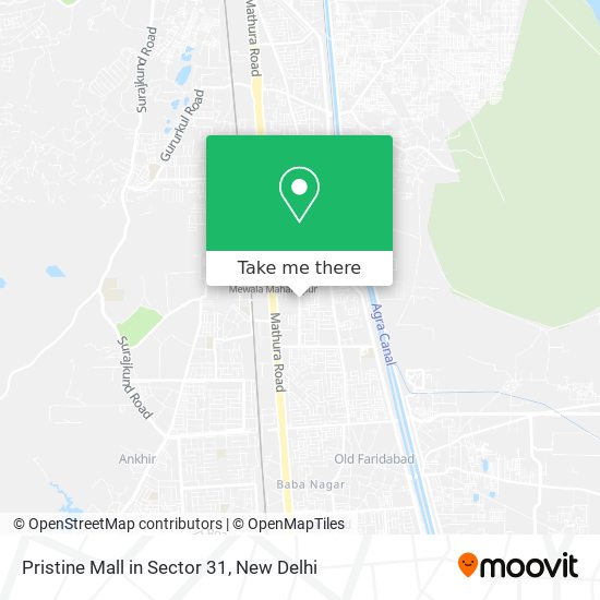 Pristine Mall in Sector 31 map