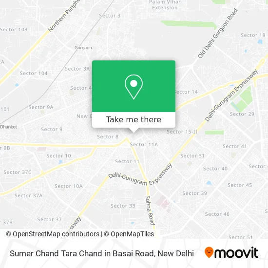 Sumer Chand Tara Chand in Basai Road map