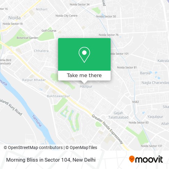 Morning Bliss in Sector 104 map