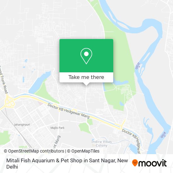 Mitali Fish Aquarium & Pet Shop in Sant Nagar map
