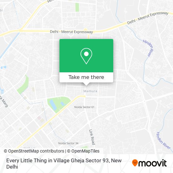 Every Little Thing in Village Gheja Sector 93 map