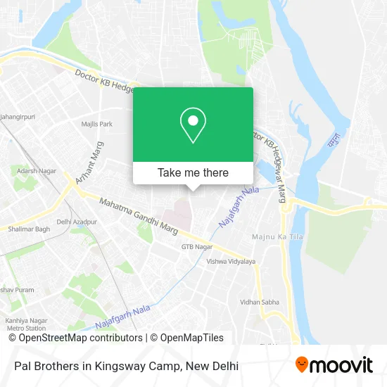 Pal Brothers in Kingsway Camp map