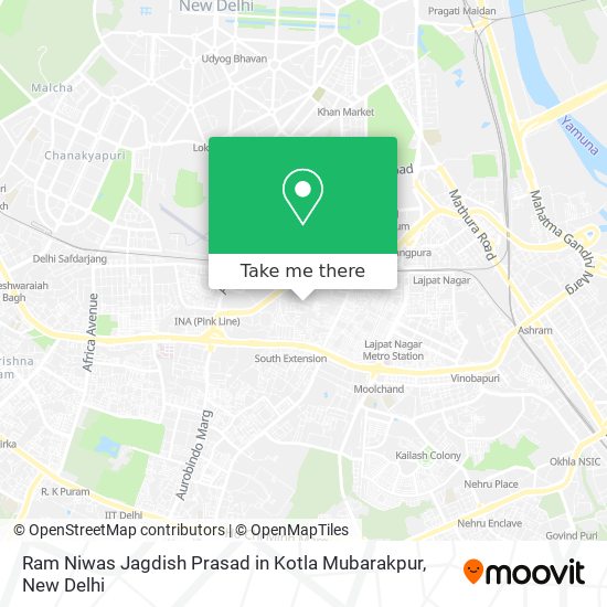 Ram Niwas Jagdish Prasad in Kotla Mubarakpur map