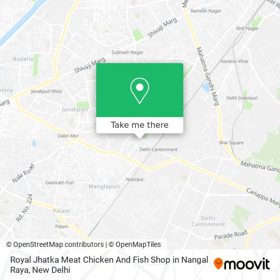 Royal Jhatka Meat Chicken And Fish Shop in Nangal Raya map