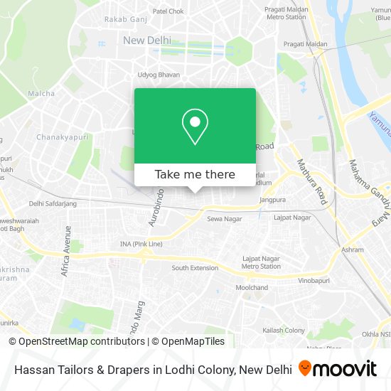 Hassan Tailors & Drapers in Lodhi Colony map