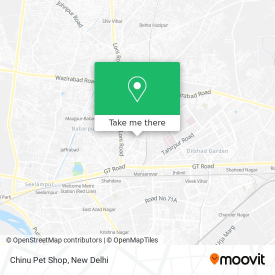 Chinu Pet Shop map