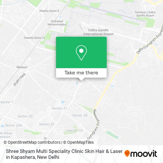 Shree Shyam Multi Speciality Clinic Skin Hair & Laser in Kapashera map