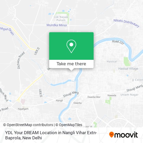 YDL Your DREAM Location in Nangli Vihar Extn-Baprola map