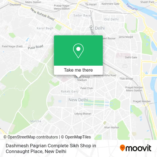 Dashmesh Pagrian Complete Sikh Shop in Connaught Place map