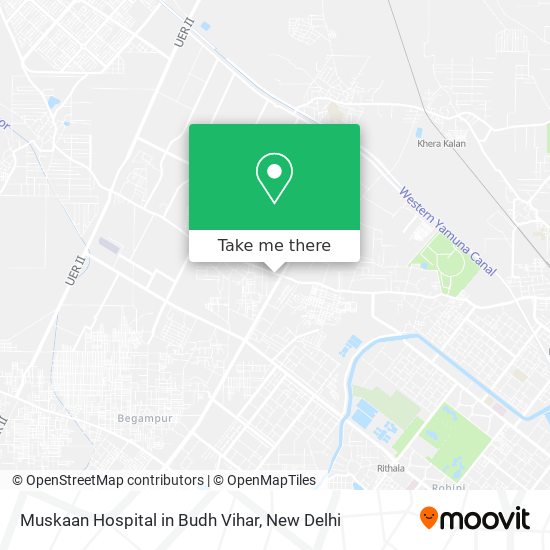 Muskaan Hospital in Budh Vihar map