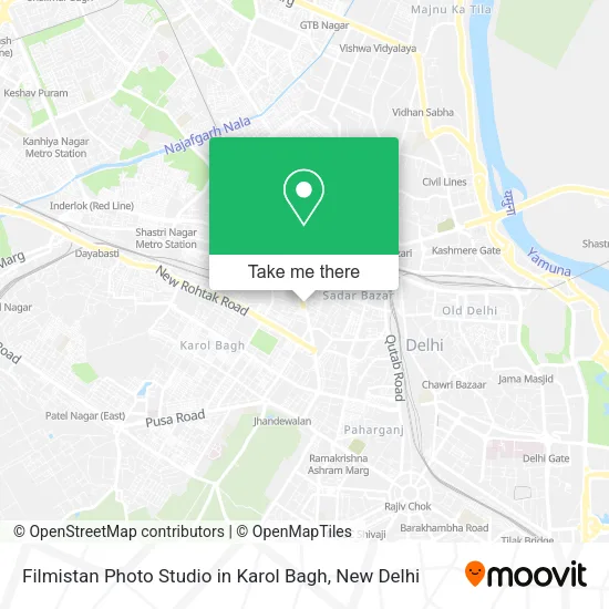 Filmistan Photo Studio in Karol Bagh map