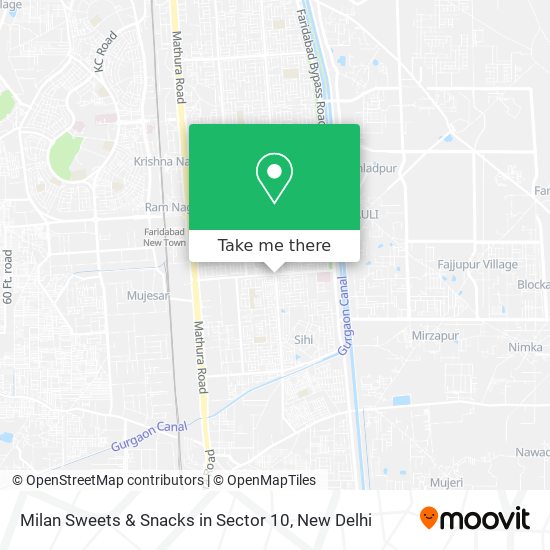Milan Sweets & Snacks in Sector 10 map