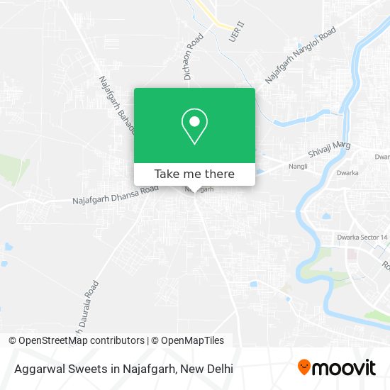 Aggarwal Sweets in Najafgarh map
