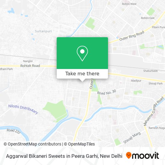 How to get to Aggarwal Bikaneri Sweets in Peera Garhi in Delhi by Metro or  Bus?