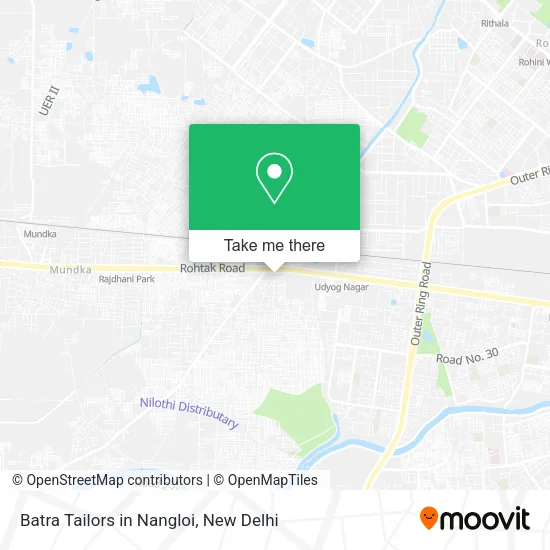 Batra Tailors in Nangloi map
