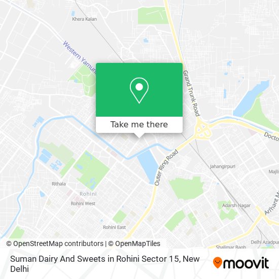 Suman Dairy And Sweets in Rohini Sector 15 map