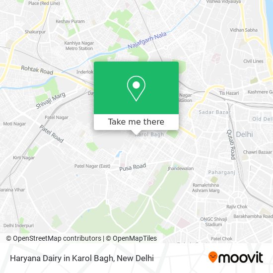 Haryana Dairy in Karol Bagh map