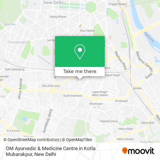 OM Ayurvedic & Medicine Centre in Kotla Mubarakpur map