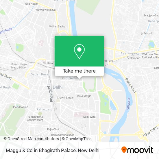 Maggu & Co in Bhagirath Palace map