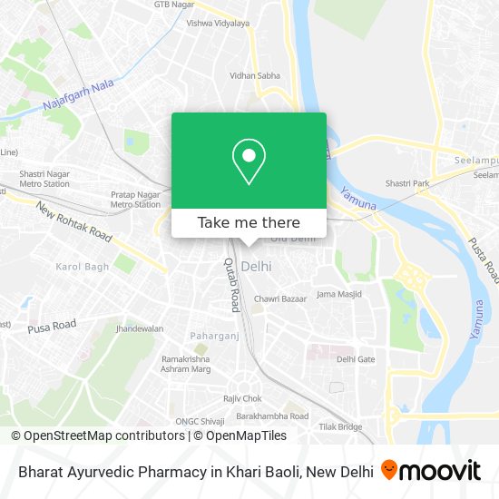 Bharat Ayurvedic Pharmacy in Khari Baoli map